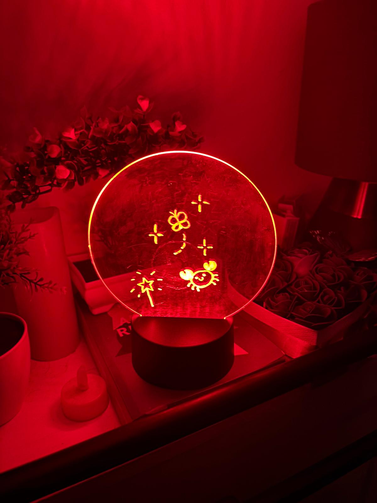 GlowBoard LED Night Lamp – Customize Your Light, Your Way!