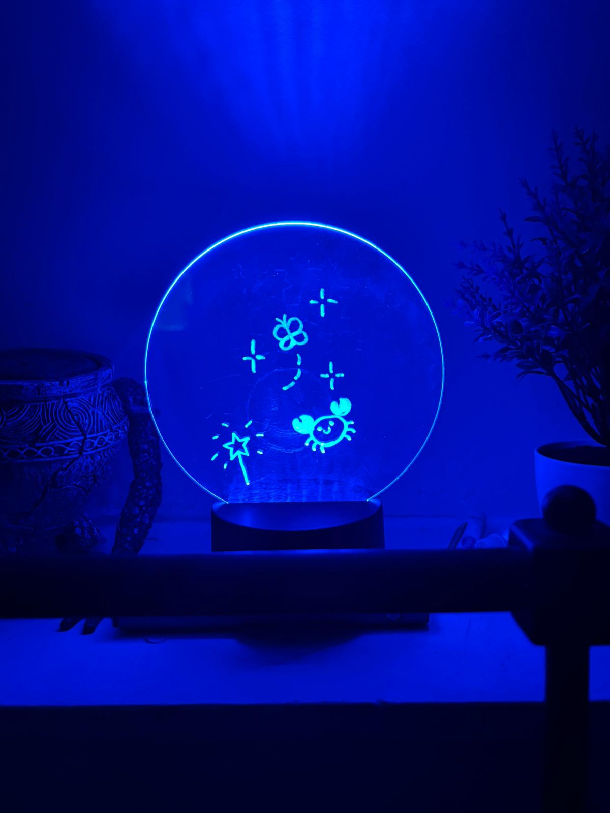 GlowBoard LED Night Lamp – Customize Your Light, Your Way!